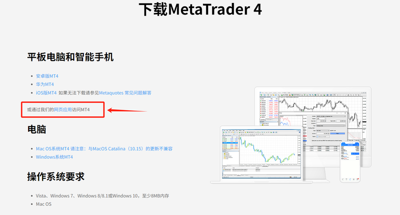 激石网页版MT4登录流程